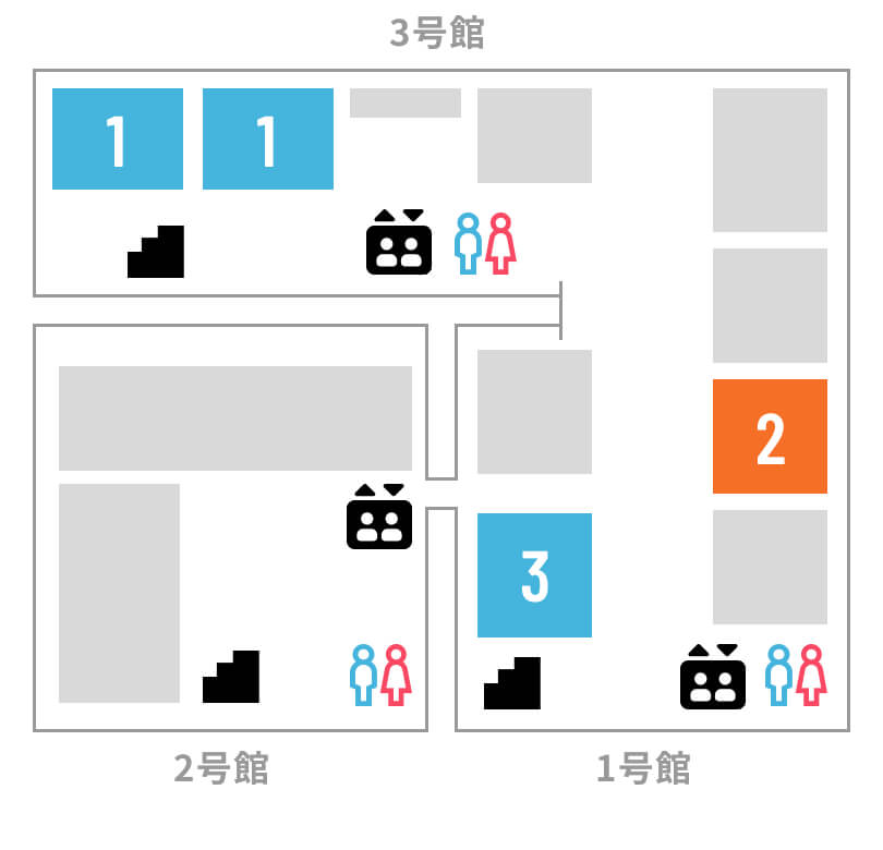 フロアマップ3F